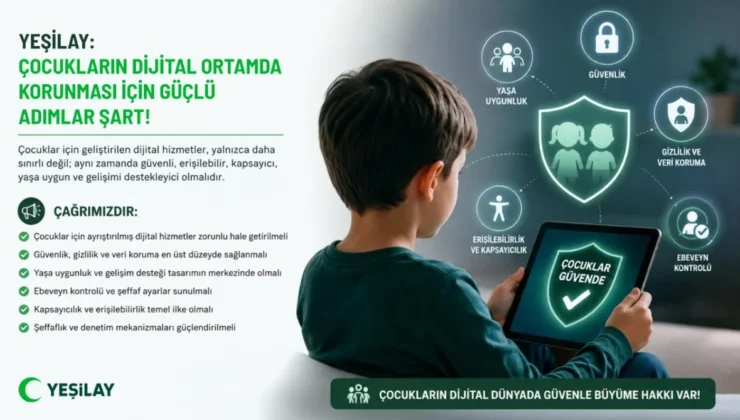 Yeşilay’dan çocukların dijital güvenliği için kapsamlı çağrı