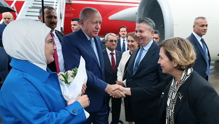 Cumhurbaşkanı Erdoğan, BM Genel Kurulu için New York’a ulaştı
