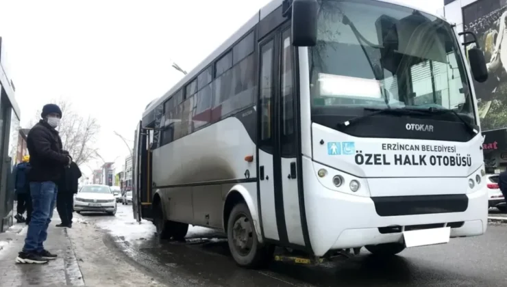 Erzincan’da halk otobüsü ücretlerine zam